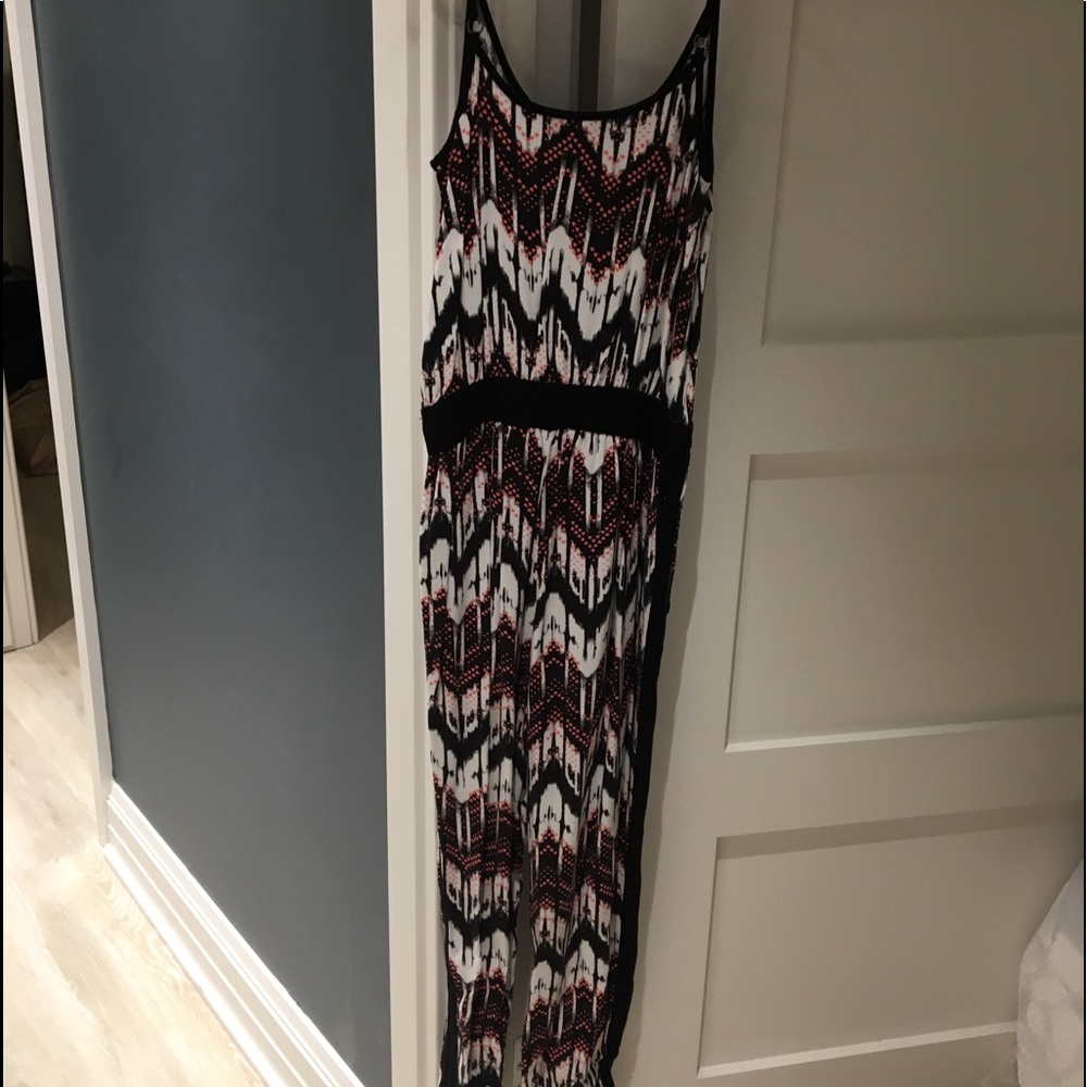 Material Girl Patterned Jumpsuit - image 1